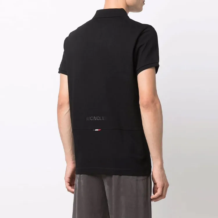Moncler FW21 Polo Shirts Men Black-2
