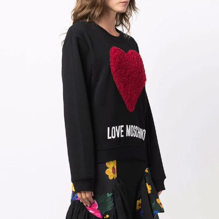 LOVE MOSCHINO Sweatshirts Women's Black-4