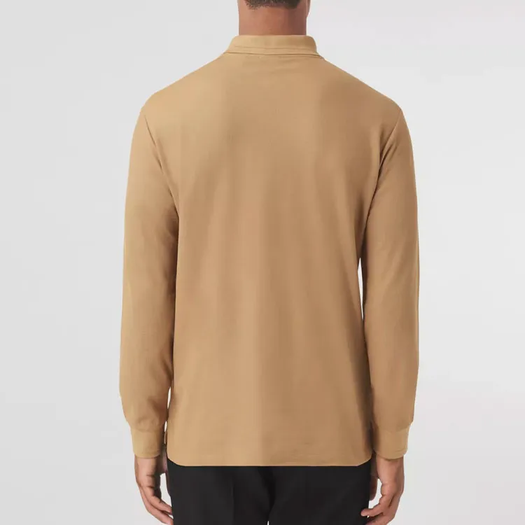 Burberry Polo Shirts Men Camel-4