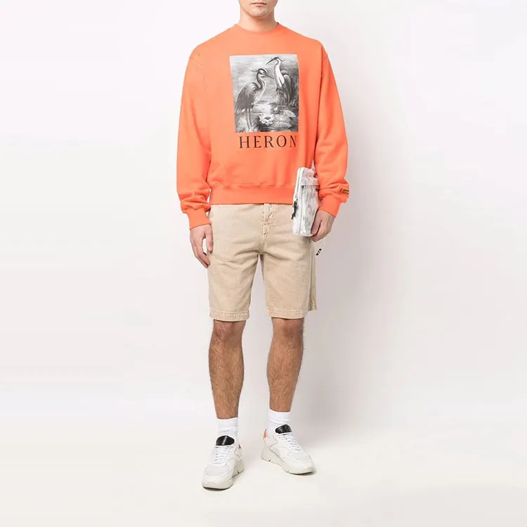 HERON PRESTON Sweatshirts Men Orange-1