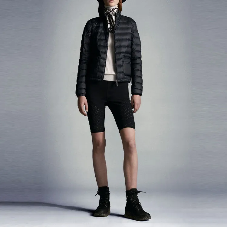 Moncler Lans High Neck Zip Up Padded Jacket-1