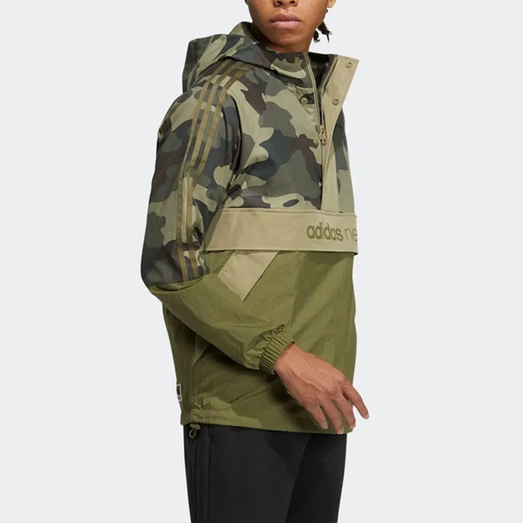 Adidas Neo Jackets Men Dark Olive Green-2