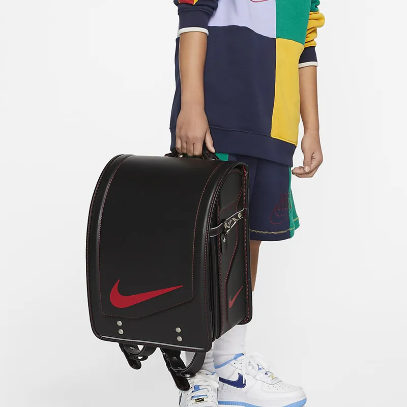 Nike Synthetic Leather Backpack Regular Men's Black-6