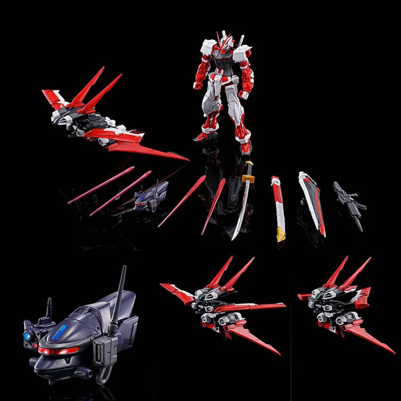 BANDAI MG 1 100 Mobile Suit Gundam SEED Gundam Astray Collection Red Machine Flying Backpack Set Model Kits-1