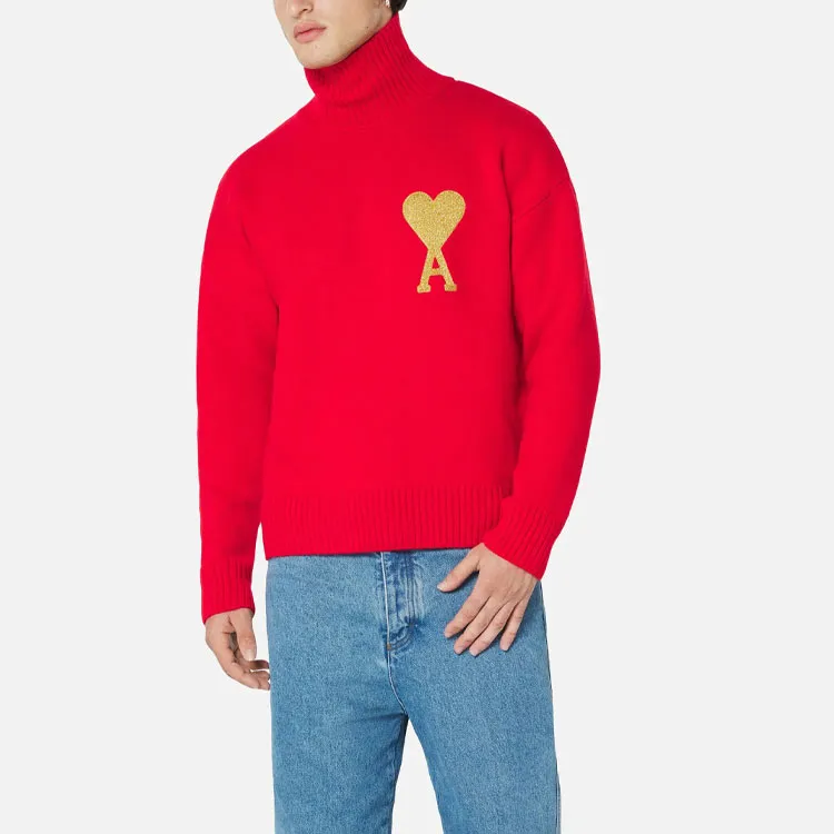 AMIPARIS Sweaters Men Red-3