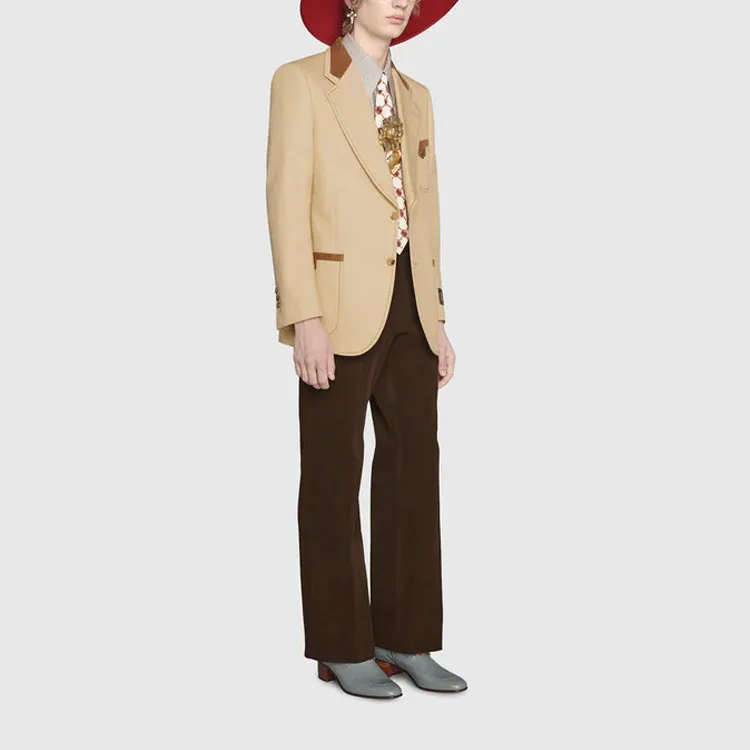GUCCI Cuffed Corduroy Pants-3