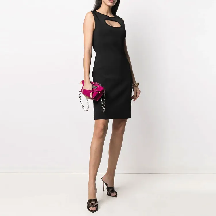GIVENCHY SS21 Sleeveless Dress Women's Black-1