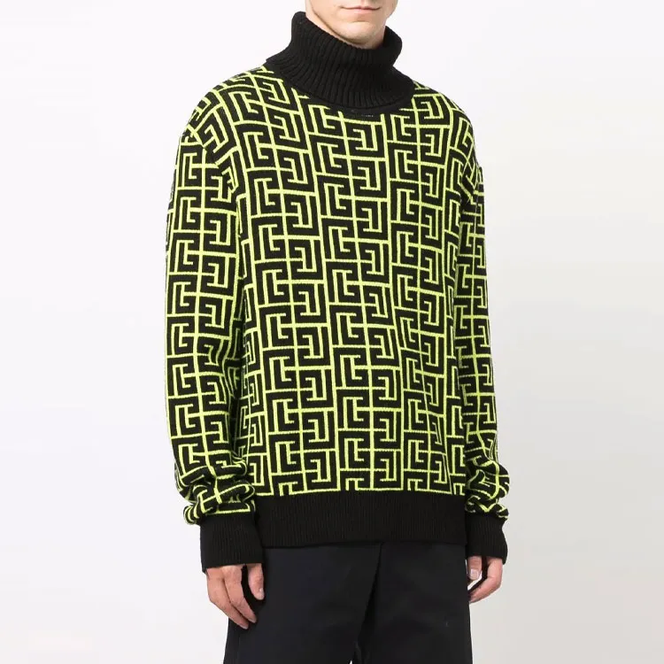 BALMAIN x Rossignol FW21 Sweater Men's Black-3