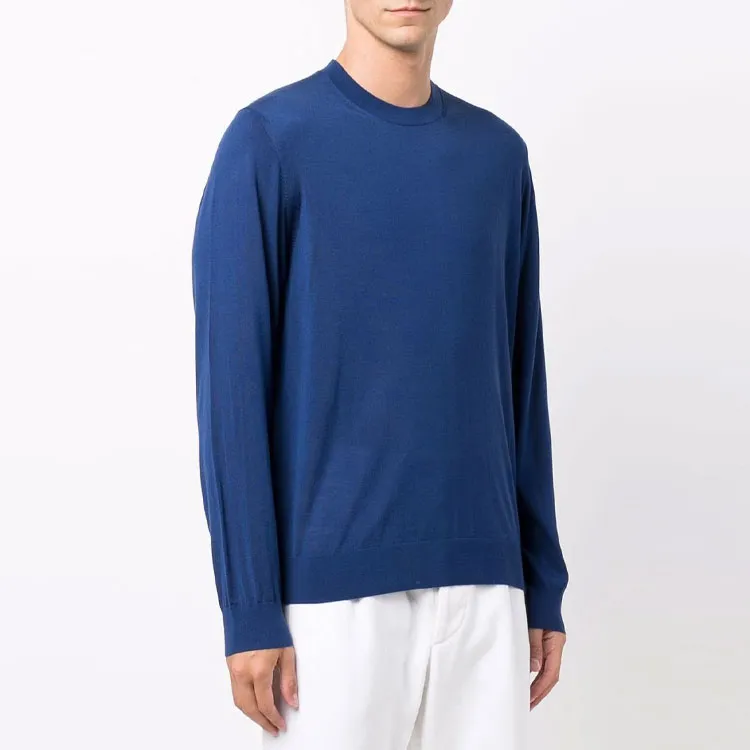 Zzegna Sweaters Men Blue-2