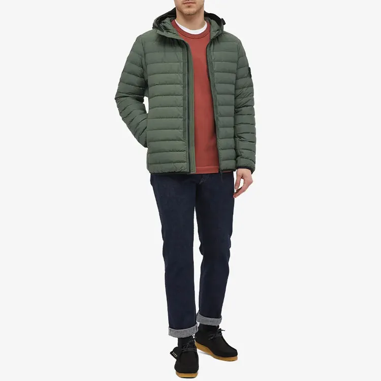 STONE ISLAND Down Jackets Men Green-1