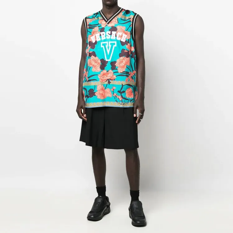 VERSACE Printed Jersey-1