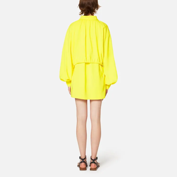 AMIPARIS Long Sleeved Dresses Women's Yellow-2