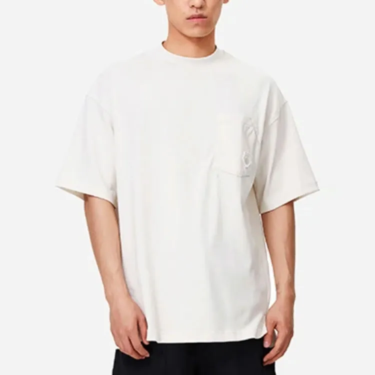 LiNing Li Ning X Jackie Chan Co branded Kung Fu Series T Shirt Unisex Pearl White-2