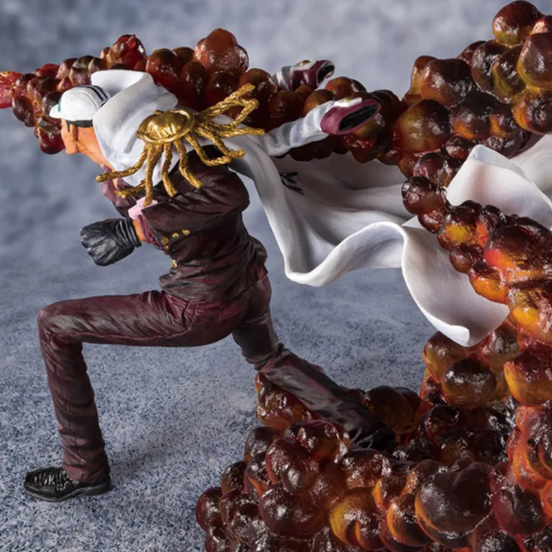 BANDAI Figuarts Zero One Piece The Three Admirals Sakazuki Akainu Action Figure Burgundy-3