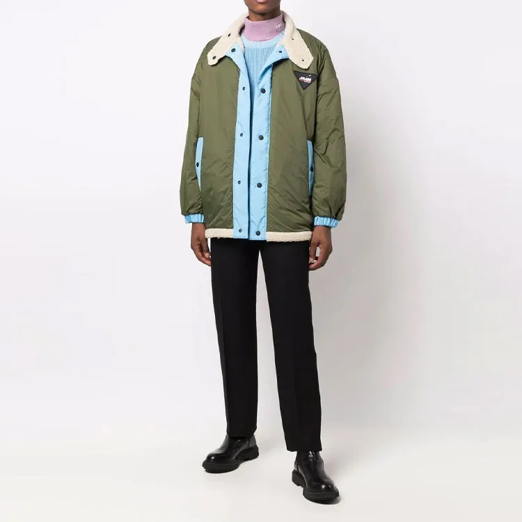 MSGM High Neck Buttoned Jacket-1