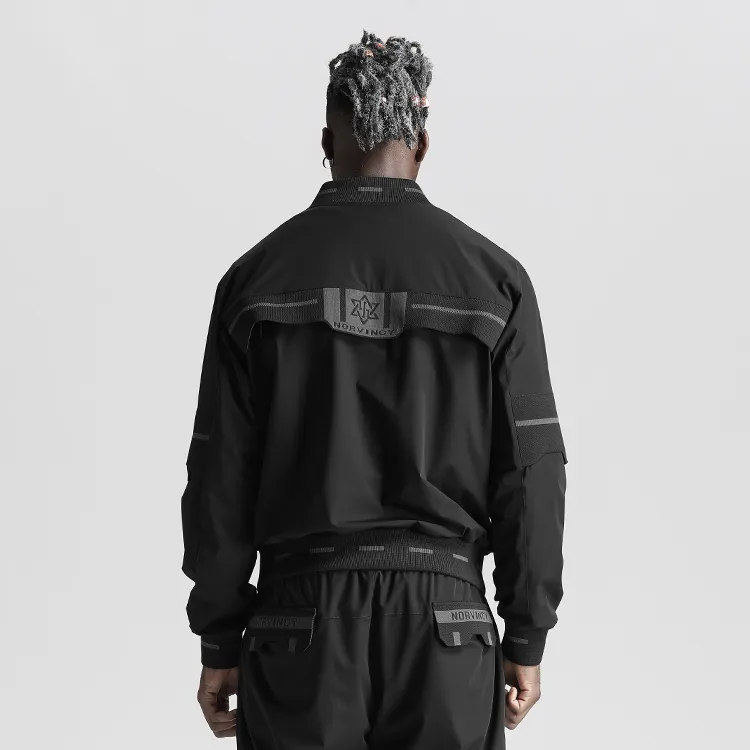 NORVINCY British Urban Techwear Minimalist Style Low Neck Jacket Unisex-2