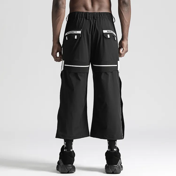 NORVINCY Western Outdoor Cycling Casual Pants Unisex Black-3