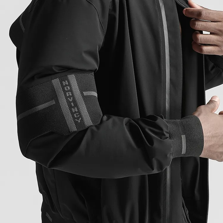 NORVINCY British Urban Techwear Minimalist Style Low Neck Jacket Unisex-1