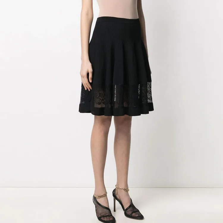 Alexander McQueen Casual Short Skirts Women's Black-3