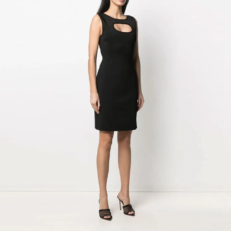 GIVENCHY SS21 Sleeveless Dress Women's Black-2