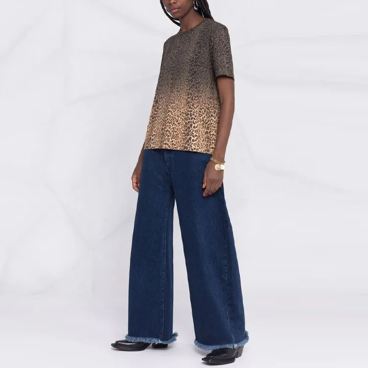 SAINT LAURENT Gradient Animal Print T-Shirt-2