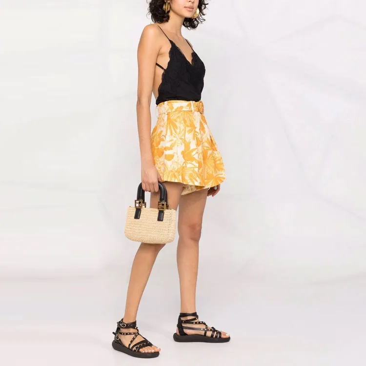 Zimmermann Casual Shorts Women's Yellow-3
