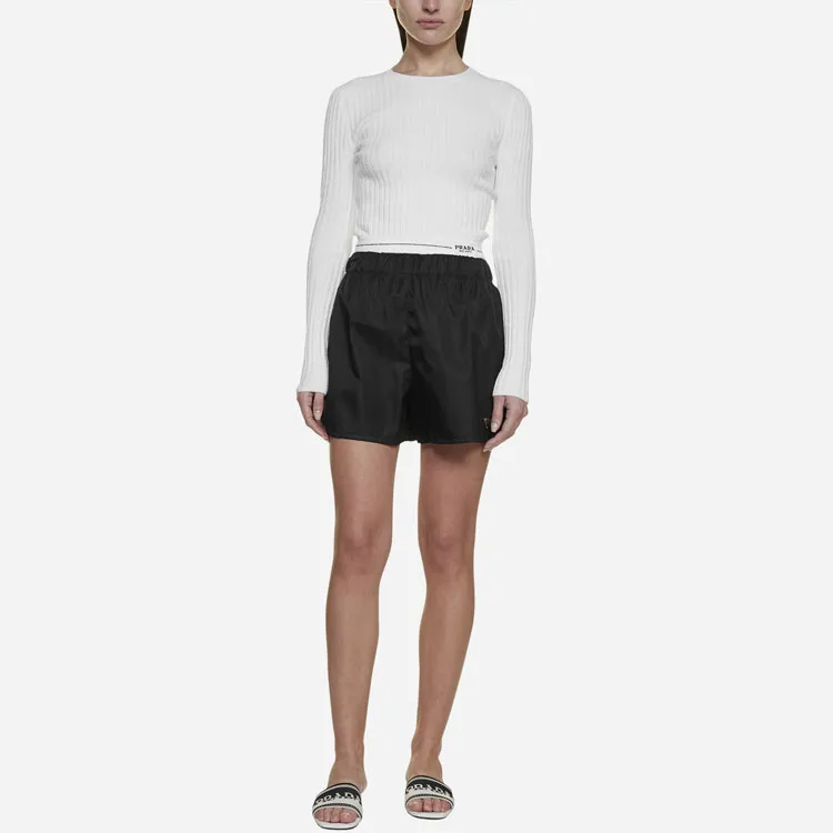 PRADA SS22 Slim Fit Sweater Women's White-1