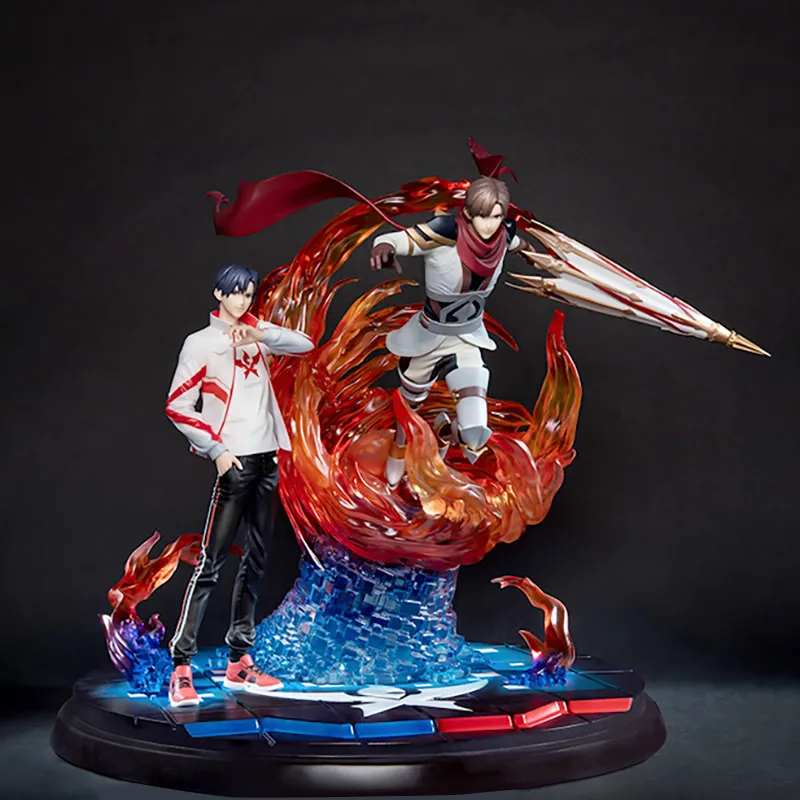 BANDAI The King's Avatar Protagonist Group Bandai The King's Avatar Ye Xiu & Lord Grim Ichiban Kuji 32cm Scale Figures-1