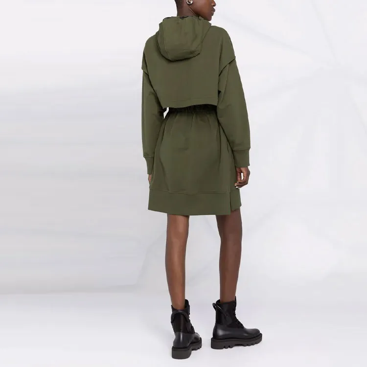 FENDI Long-Sleeved Dresses Women's Green-2