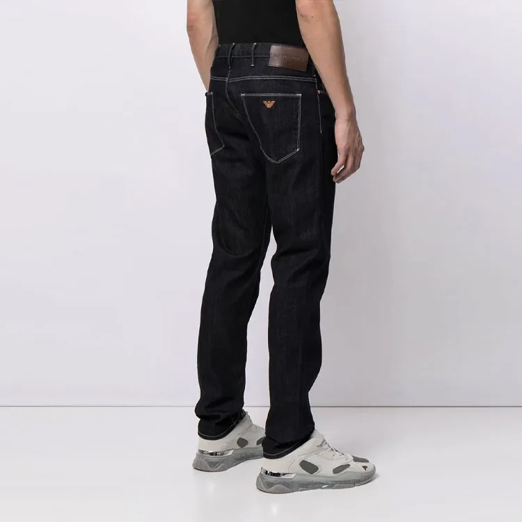 EMPORIO ARMANI SS21 Jeans Men's Dark Blue-3