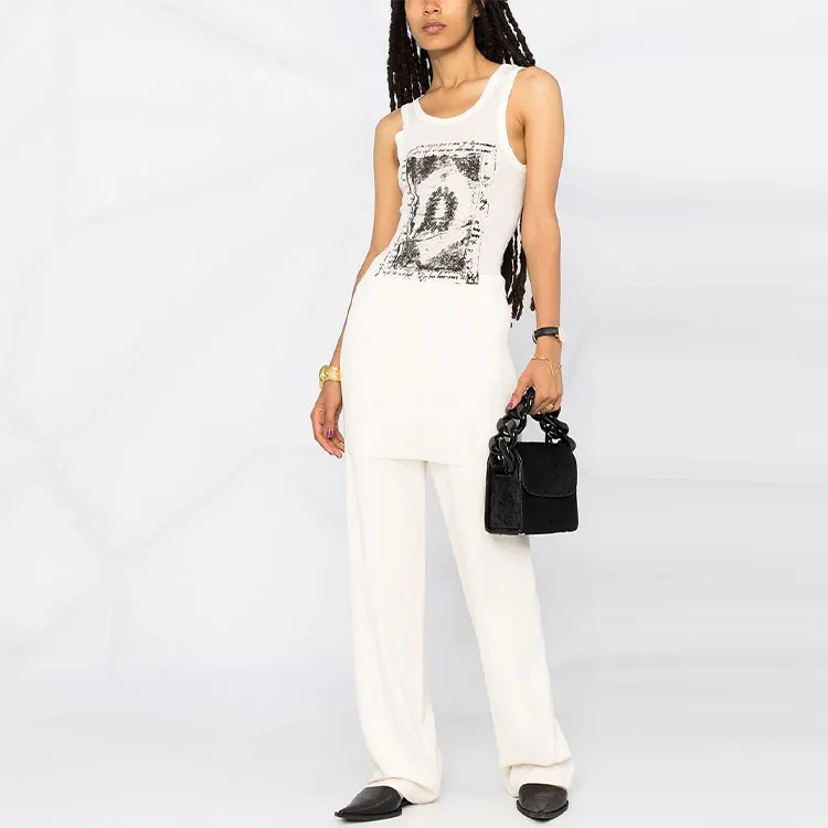 Ann Demeulemeester Sleeveless Dresses Women's White-2