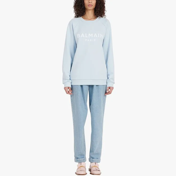 BALMAIN Sweatshirts Women's Blue-1