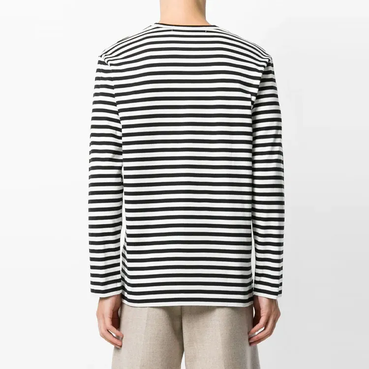 CDG Play T Shirts Men White-2