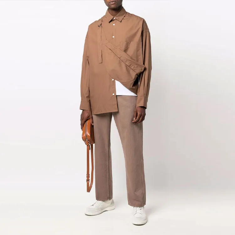 Jacquemus Shirts Men Brown-1