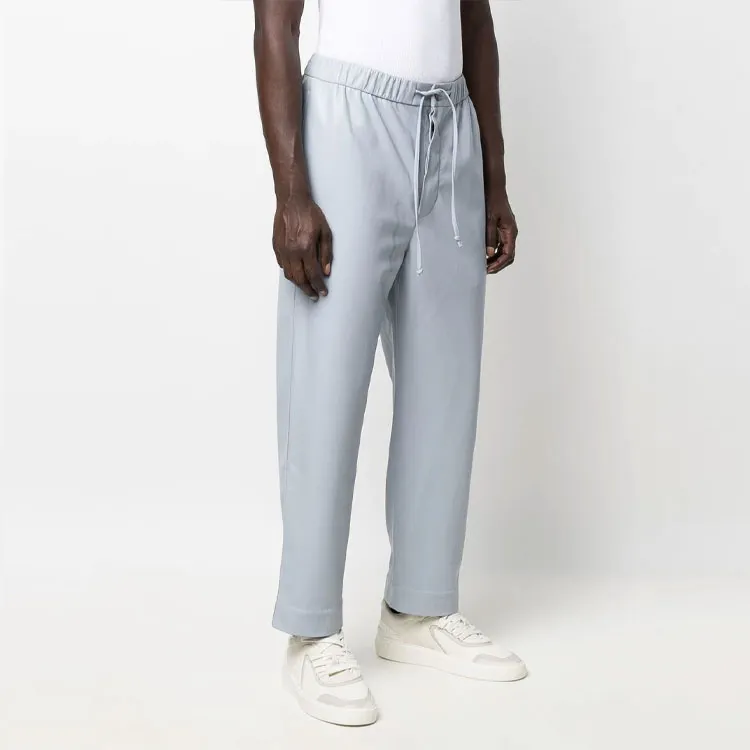 NANUSHKA Jain Drawstring Faux-leather Trousers-3