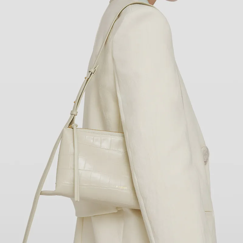 JIL SANDER Embossed Logo Printed Crossbody Bag-3