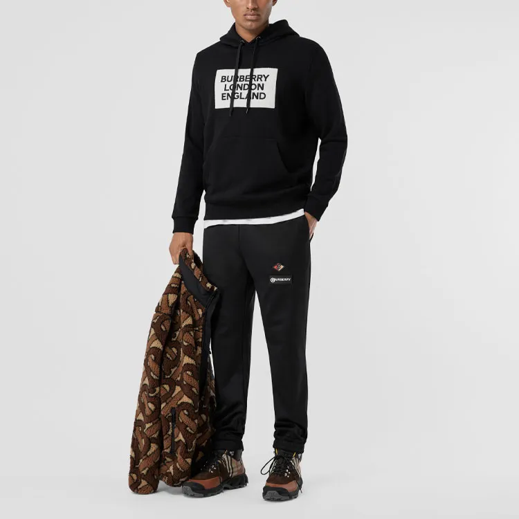 Burberry Logo Patch Hoodie-5