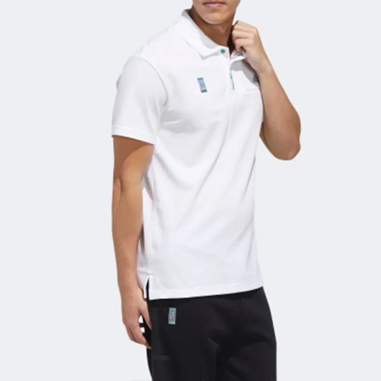 Adidas Polo Shirts Men White-2