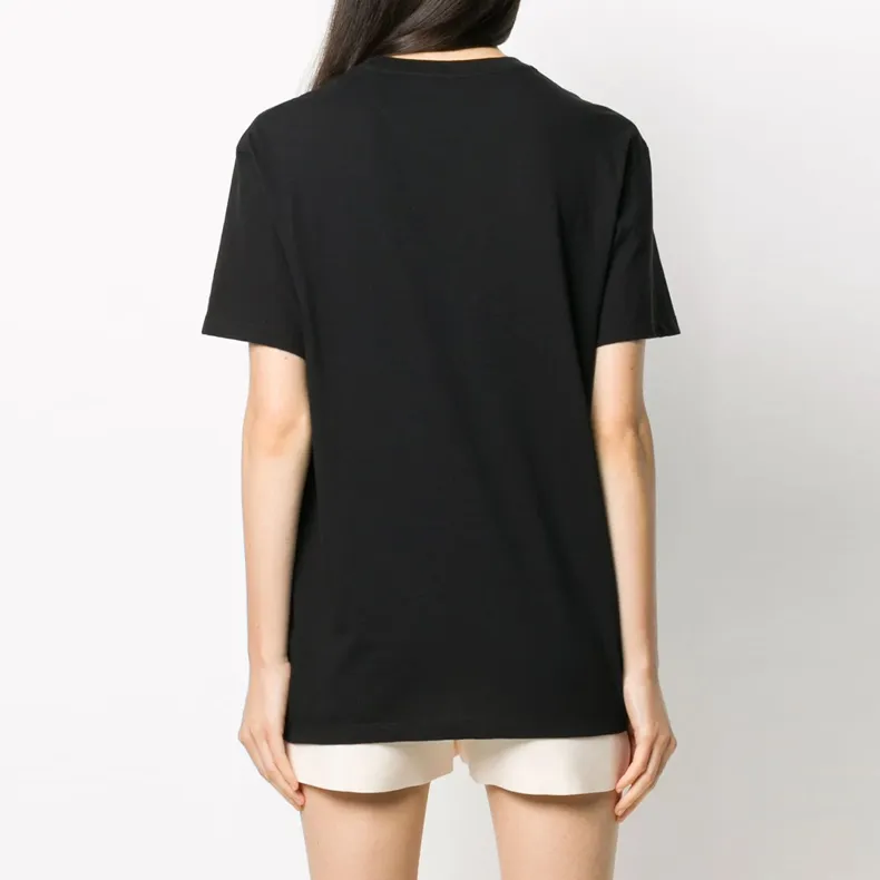 Valentino Vltn Print T shirt Black/White-5