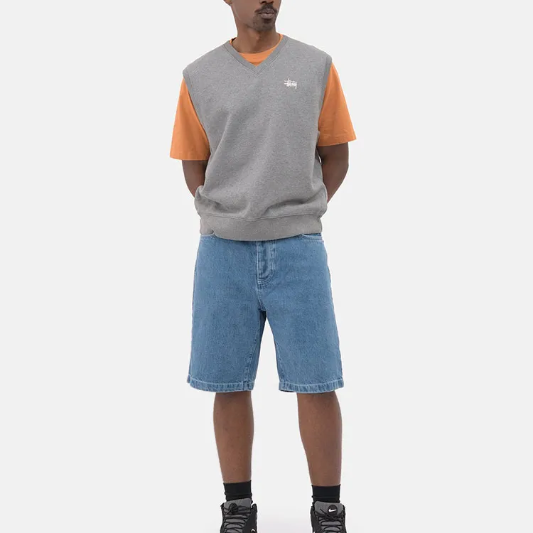 Stussy Denim Shorts Unisex Blue-2