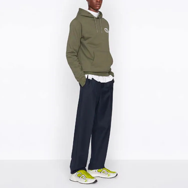 DIOR Quarterly New Products Sweatshirts Men Olive-5