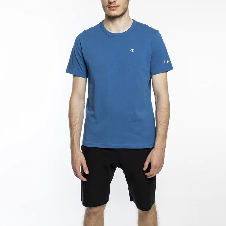 Champion Logo Embroidered Crewneck T Shirt-14