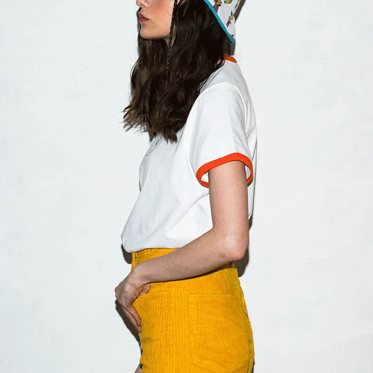 The Simpsons X Levis T-Shirts Women's White-3