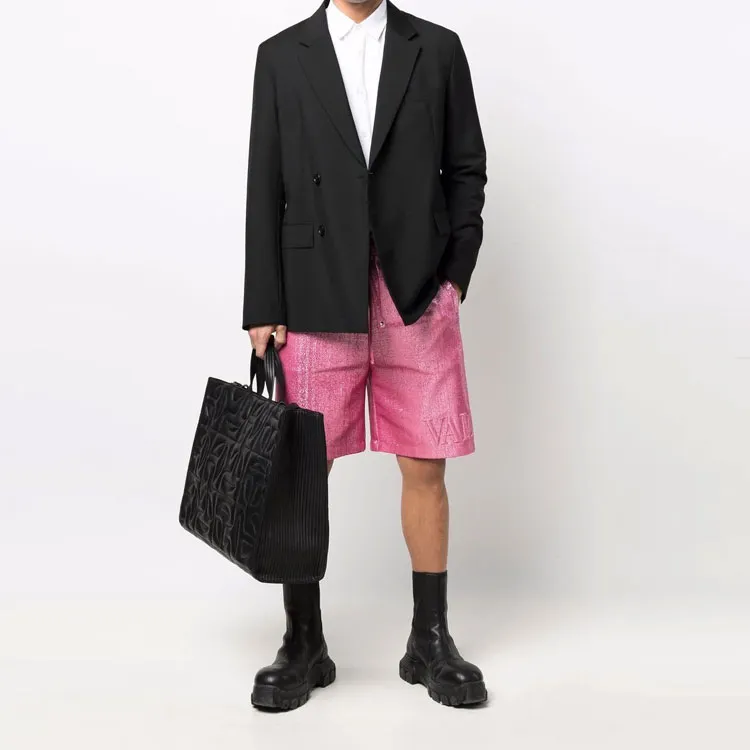 Valentino Casual Shorts Men Pink-1