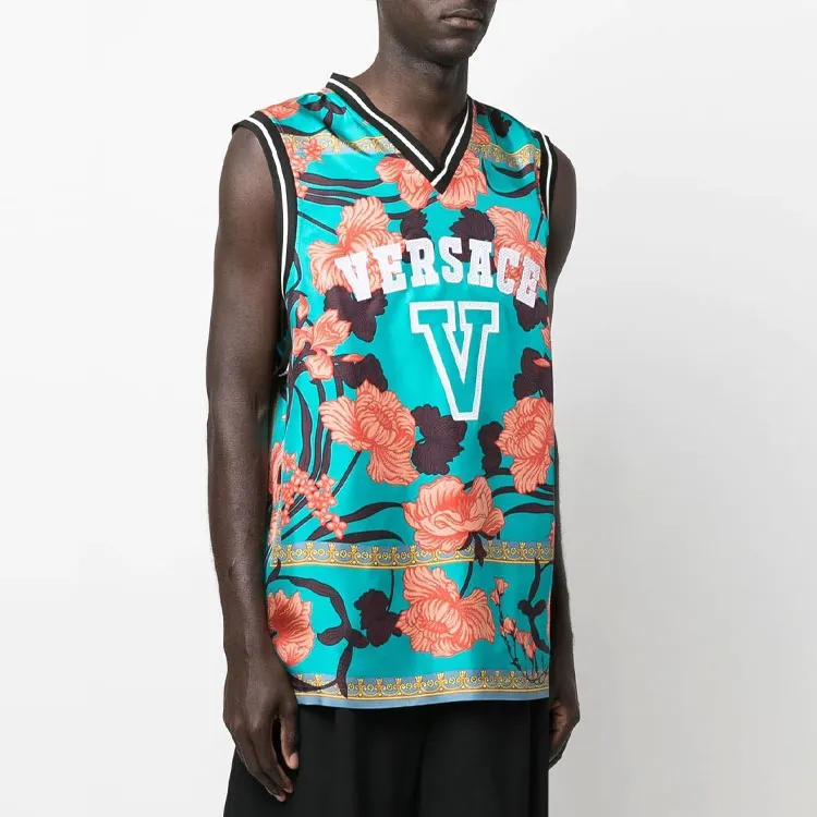 VERSACE Printed Jersey-3
