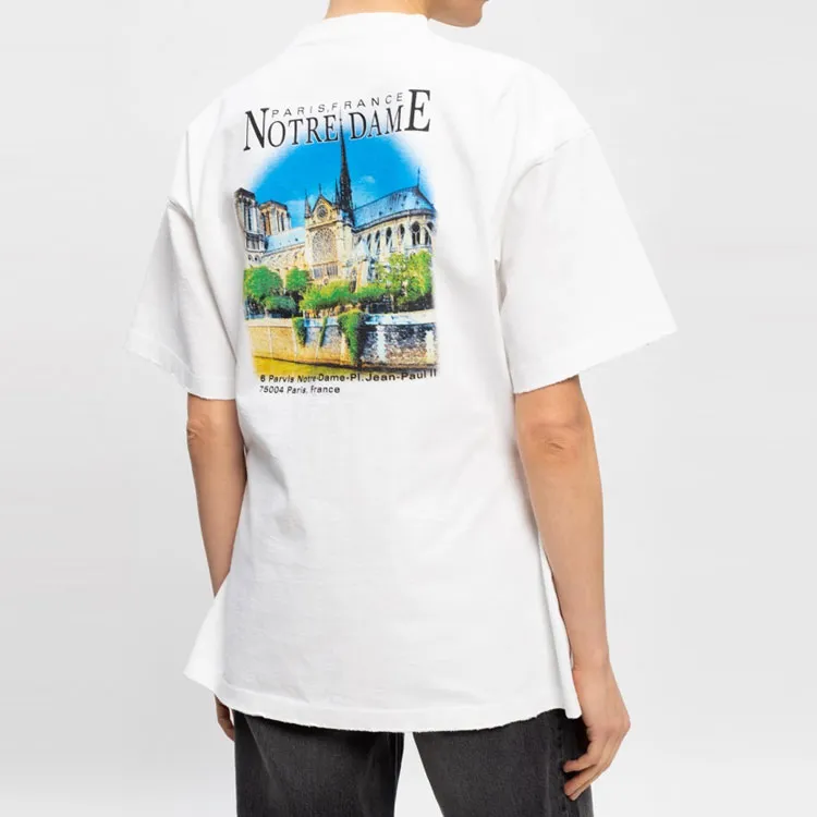 Balenciaga Sacré Cœur T Shirt 'White'-3
