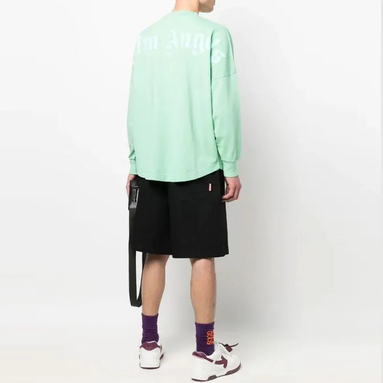 PALM ANGELS T Shirts Men Green-3