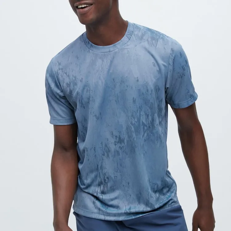 UNIQLO T-Shirts Men Blue-2