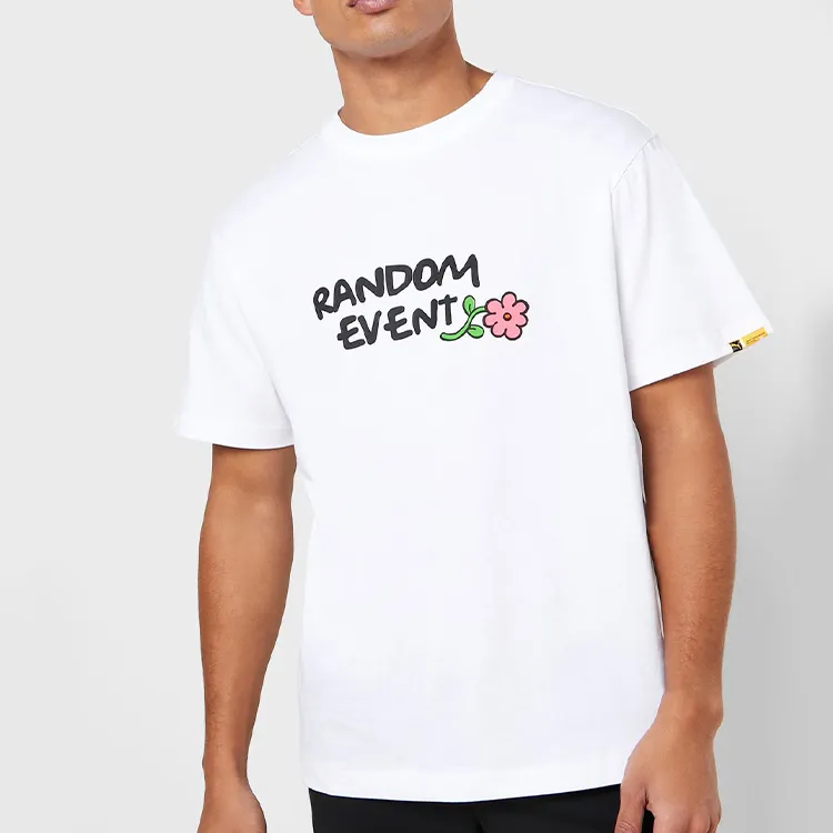 PUMA x Randomevent T Shirt Unisex White-3