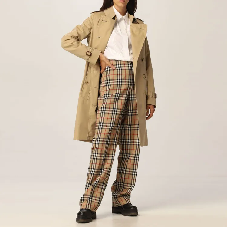 Burberry Double breasted Trench Coat-6